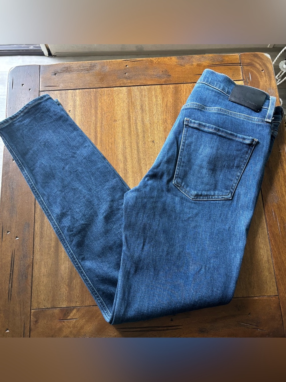Citizens of Humanity Sloane High Rise Jeans in Baltic Blue – Style 2096